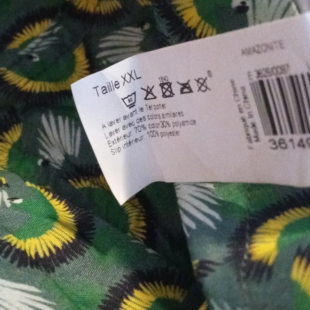 Monoprix homme Printed‎ Swim Trunk Shorts Pockets Drawstring